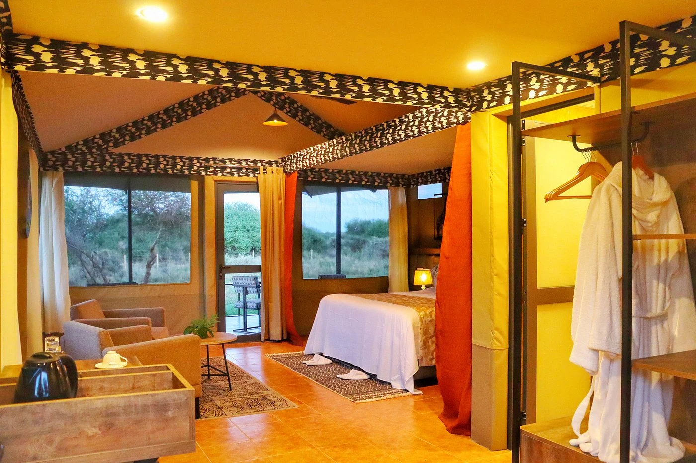 Praro Amboseli Camp — tent interior