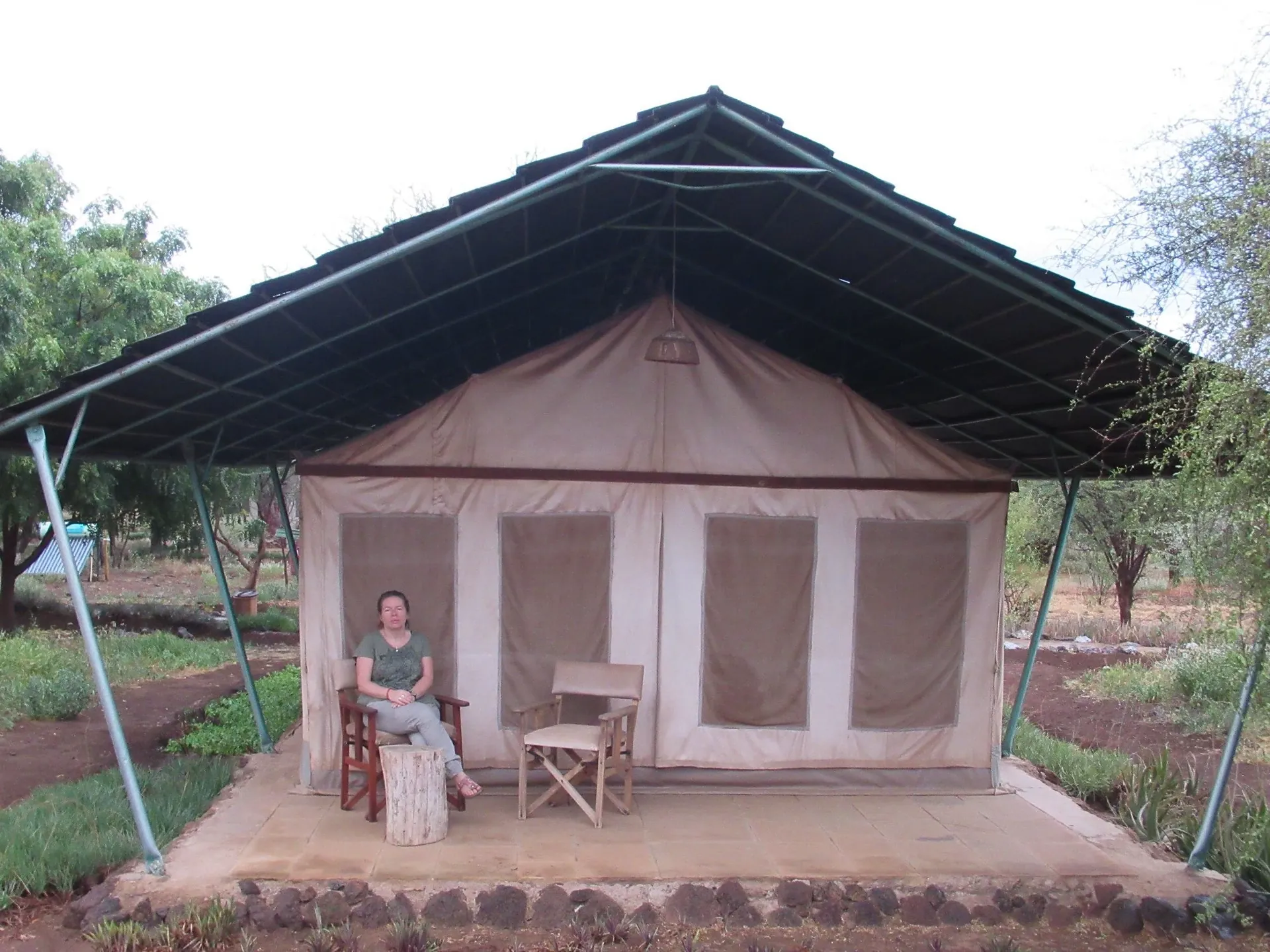 Sentrim Camp Amboseli — aerial view of camp