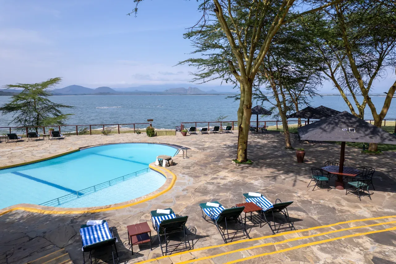 Lake Elementaita Sentrim Lodge — lodge grounds and chalets