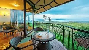 Lake Nakuru Sopa Lodge — balcony room overlooking the Rift Valley