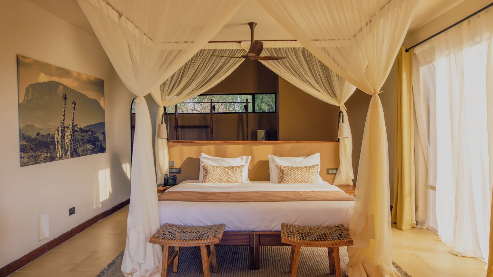 Guest room, Soroi Samburu Lodge