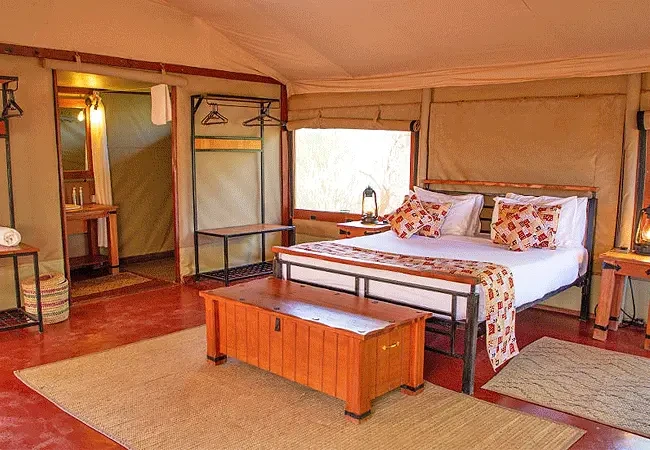 Tulia Camp, Amboseli — tented suite interior
